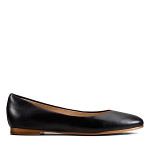 Baletki Damskie Clarks Grace Piper Czarne | CLK751SGA