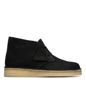 Botki Damskie Clarks Desert Coal Czarne | CLK069KEG