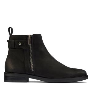 Botki Damskie Clarks Memi Lo Czarne | CLK609DVB