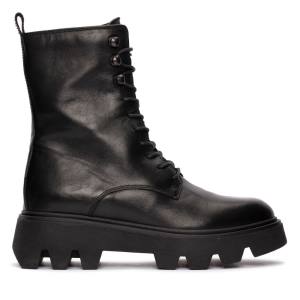 Botki Damskie Clarks Motive 2.0 Koronkowe Czarne | CLK309VNR