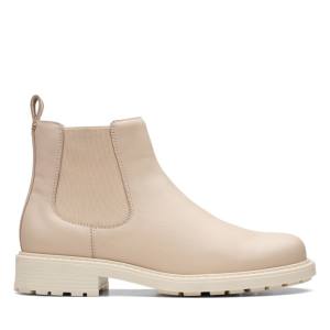 Botki Damskie Clarks Orinoco2 Lane Beżowe | CLK603HKZ