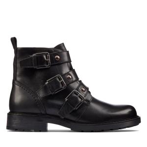 Botki Damskie Clarks Orinoco2 Stud Czarne | CLK956ZYJ