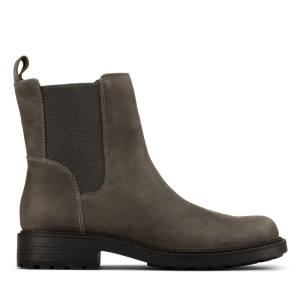 Botki Damskie Clarks Orinoco 2 Top Ciemny Szare | CLK806MRP