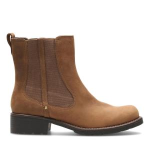 Botki Damskie Clarks Orinoco Club Brązowe | CLK531TEU