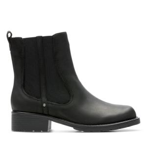 Botki Damskie Clarks Orinoco Club Czarne | CLK815XVD