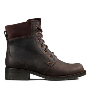 Botki Damskie Clarks Orinoco Spice Ciemny Brązowe | CLK327PSY