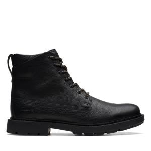 Botki Męskie Clarks Craftdale 2 Hi Czarne | CLK623ZRA