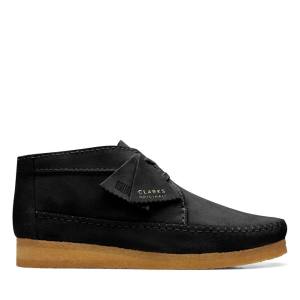 Botki Męskie Clarks Weaver Czarne | CLK632LWS