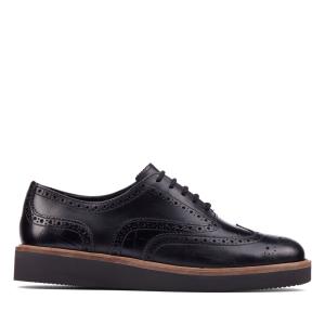 Buty Brogue Damskie Clarks Baille Brogue Czarne | CLK274KAU