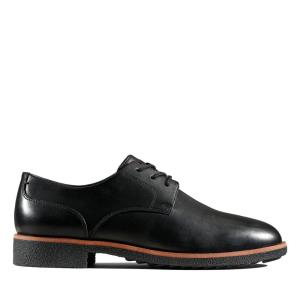 Buty Brogue Damskie Clarks Griffin Lane Czarne | CLK831HRO