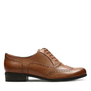 Buty Brogue Damskie Clarks Hamble Oak Ciemny Brązowe | CLK102QNX