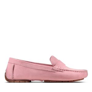 Buty Płaskie Damskie Clarks C Mocc Różowe | CLK803OQC