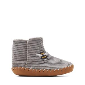 Buty Szkolne Chłopięce Clarks Solar Large Szare | CLK076PNE