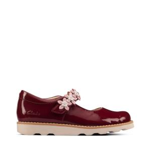 Buty Szkolne Dziewczynka Clarks Crown Petal Kid Różowe | CLK986DGE