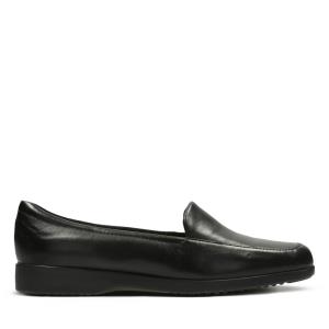 Czarne Buty Damskie Clarks Georgia Czarne | CLK715LKC