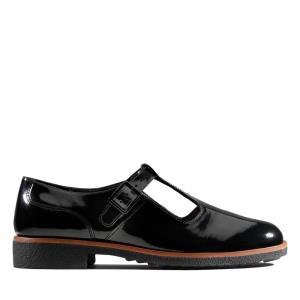 Czarne Buty Damskie Clarks Griffin Town Czarne | CLK740PJV