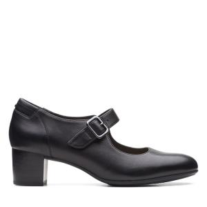 Czarne Buty Damskie Clarks Linnae Walk Czarne | CLK496DCS