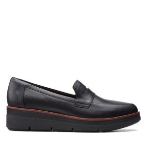 Czarne Buty Damskie Clarks Shaylin Step Czarne | CLK924OYL