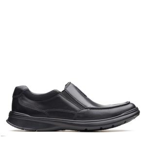 Czarne Buty Męskie Clarks Cotrell Free Czarne | CLK906QPY