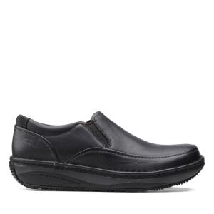 Czarne Buty Męskie Clarks Un Soul Step Czarne | CLK382RXS