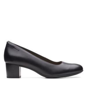 Czółenka Damskie Clarks Linnae Pump Czarne | CLK812ZEA