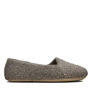 Kapcie Damskie Clarks Cozily Snug Szare | CLK842THF