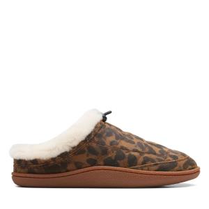 Kapcie Damskie Clarks Pilton Mule Panterka | CLK361GUX