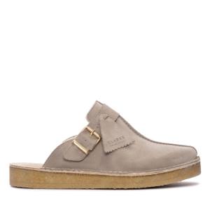 Kapcie Damskie Clarks Trek Mule Szare | CLK378MTF