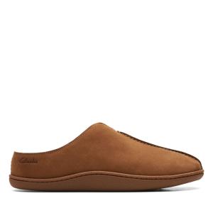 Kapcie Męskie Clarks Home Mule Brązowe | CLK587XCV