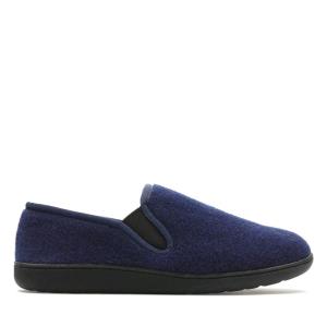 Kapcie Męskie Clarks King Ease Granatowe | CLK745ZLS