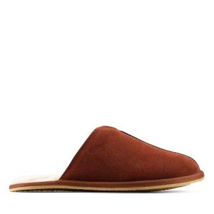 Kapcie Męskie Clarks Kite Seam Ciemny Brązowe | CLK235BQM