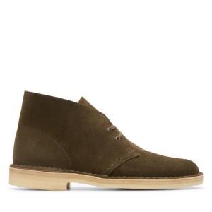 Originals Botki Męskie Clarks Desert Boot Ciemny Oliwkowe | CLK286XQD