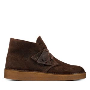 Originals Botki Męskie Clarks Desert Coal Ciemny Brązowe | CLK694MPU