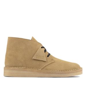 Originals Botki Męskie Clarks Desert Coal Brązowe | CLK743RIB