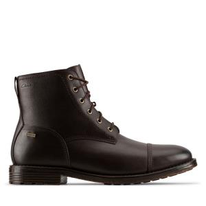 Originals Botki Męskie Clarks Foxwell Hi GORE-TEX Brązowe | CLK941YWD