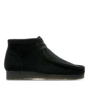 Originals Botki Męskie Clarks Wallabee Boot Czarne | CLK256KXS