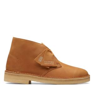 Pustynne Buty Damskie Clarks Desert Boot Klasyczne Brązowe | CLK526FZD