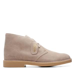 Pustynne Buty Męskie Clarks Desert Boot Klasyczne Evo Sand Suede | CLK928NMF