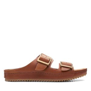 Sandały Damskie Clarks Brookleigh Sun Brązowe | CLK809SQZ