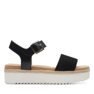 Sandały Damskie Clarks Lana Shore Czarne | CLK804RLO