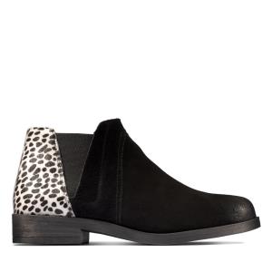 Sztyblety Damskie Clarks Demi 2 Beat Czarne | CLK921AXL