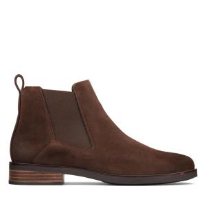 Sztyblety Damskie Clarks Memi Top Ciemny Brązowe | CLK972YRQ