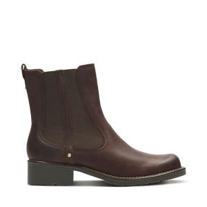 Sztyblety Damskie Clarks Orinoco Club Bordowe | CLK740QKL