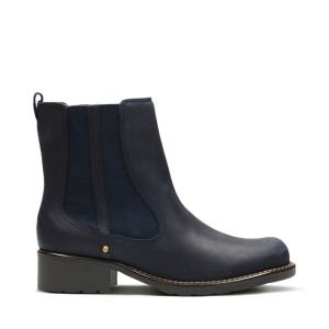 Sztyblety Damskie Clarks Orinoco Club Granatowe | CLK128JRV