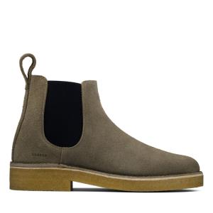 Sztyblety Męskie Clarks Desert Chelsea 2 Szare | CLK851BFA