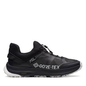 Trampki Męskie Clarks ATL Trailowe Lo GORE-TEX Czarne | CLK495YBC