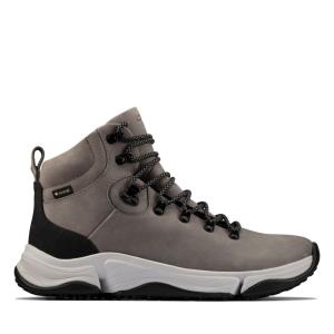 Trampki Męskie Clarks Tri Path Hi GORE-TEX Szare | CLK573UXN