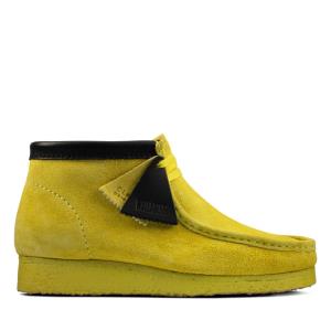 Trzewiki Męskie Clarks Wallabee Boot Głęboka Zielone | CLK357QUS