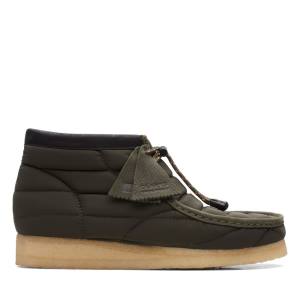 Trzewiki Męskie Clarks Wallabee Khaki | CLK016ODV