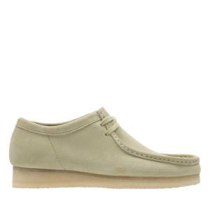 Trzewiki Męskie Clarks Wallabee Zielone | CLK298XAP